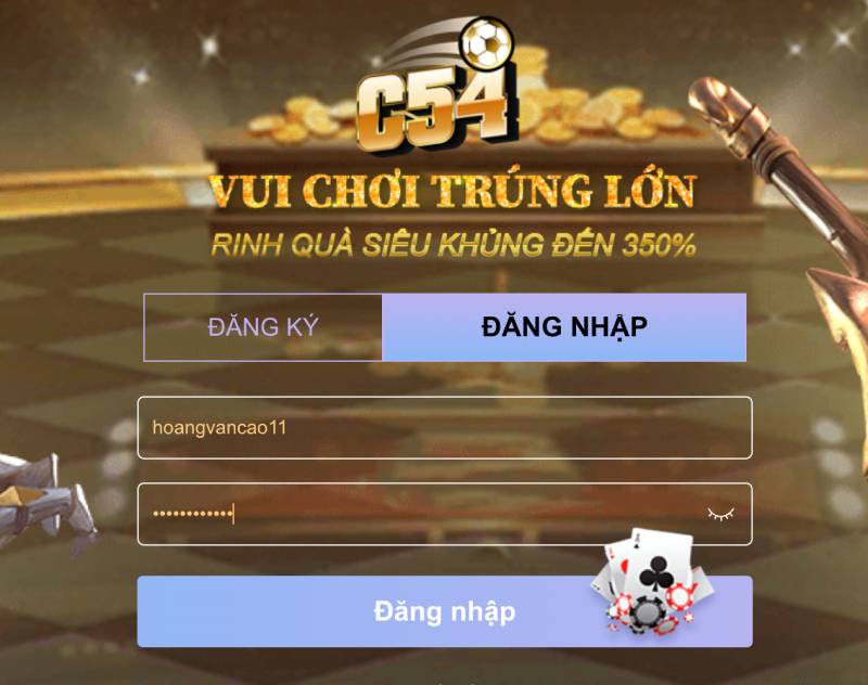 Bước 2: Điền thông tin để truy cập