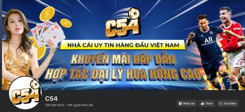Fanpage Facebook C54 – Cap nhat tin tuc tuong tac cong dong